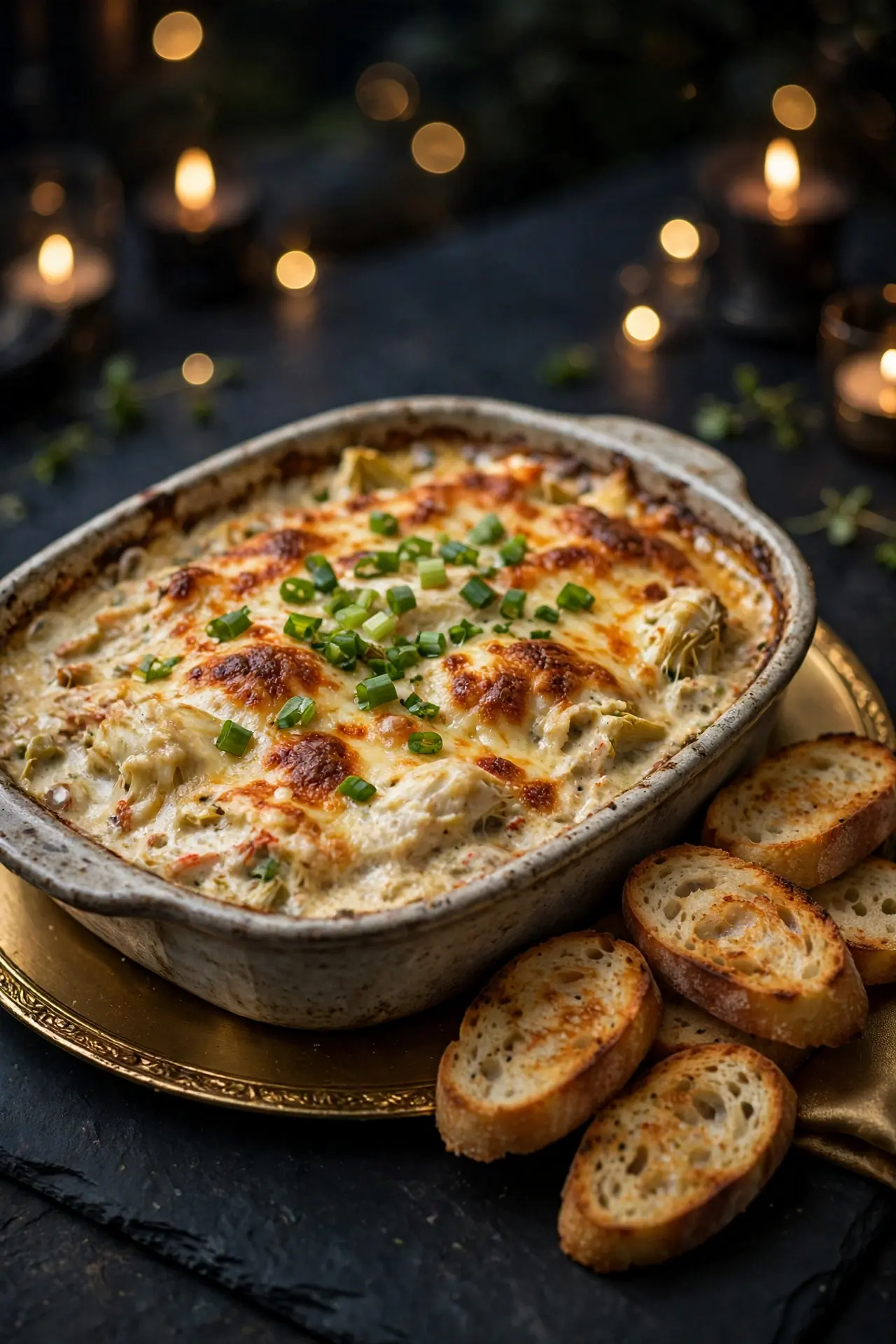 hot crab artichoke dip baked party dip