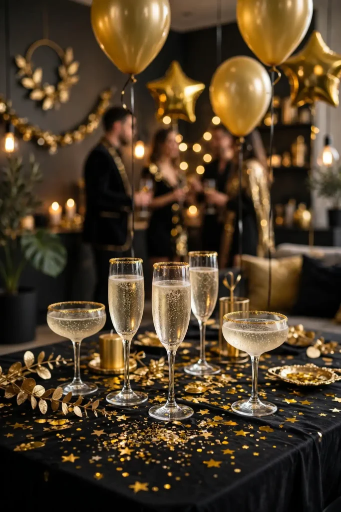 new year's eve party ideas at home