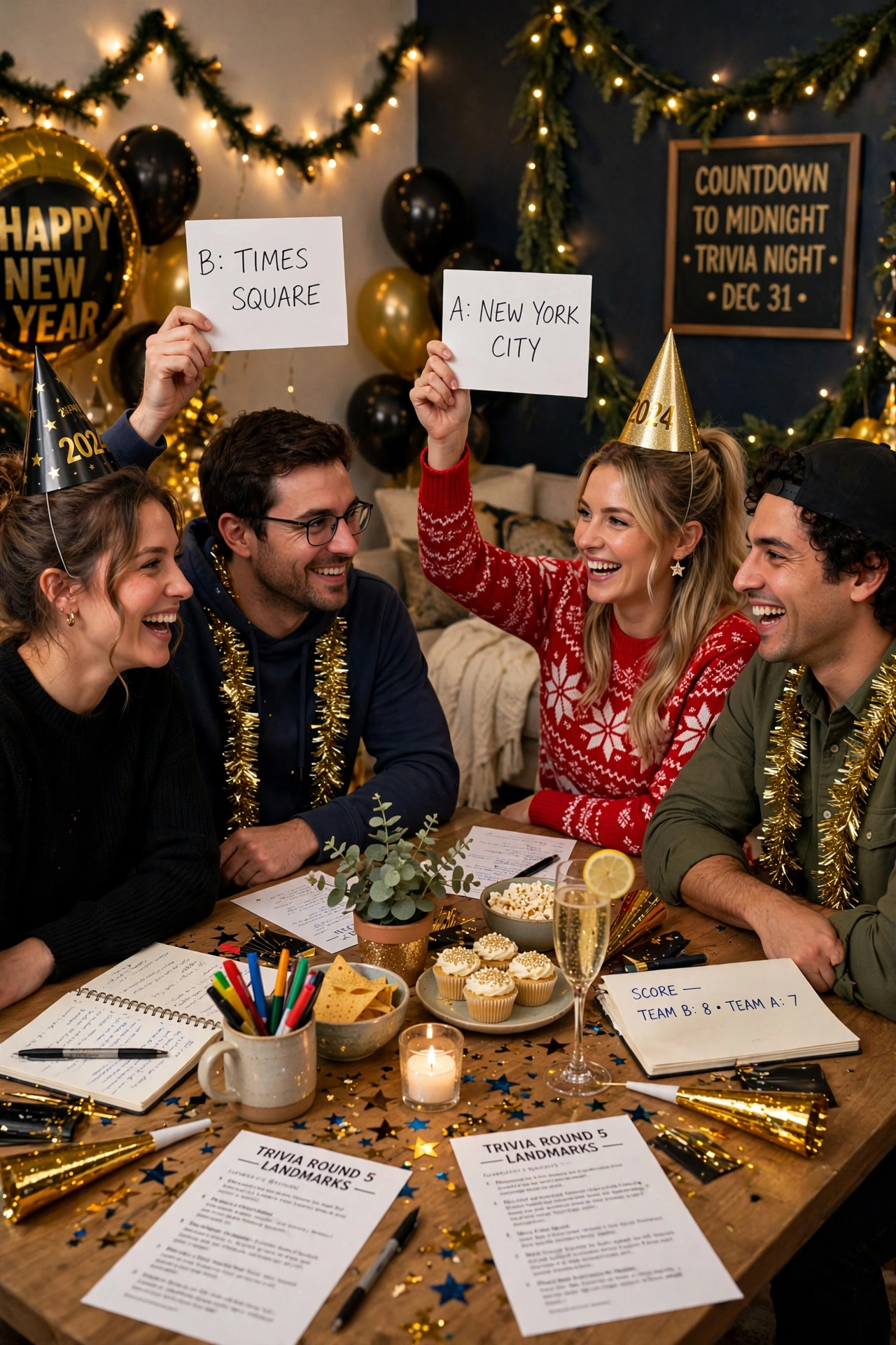 year in review trivia game new years eve party