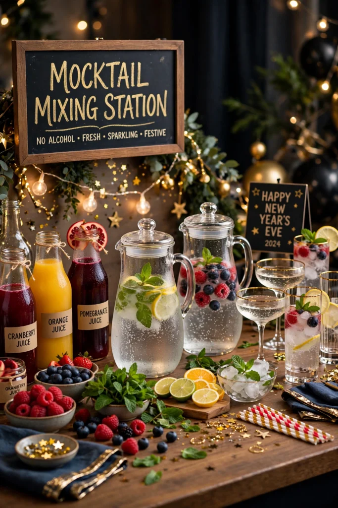 mocktail mix off contest new years eve party