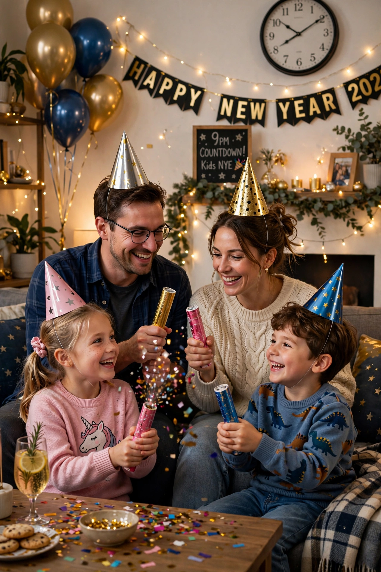 kids early new years eve countdown celebration 9pm