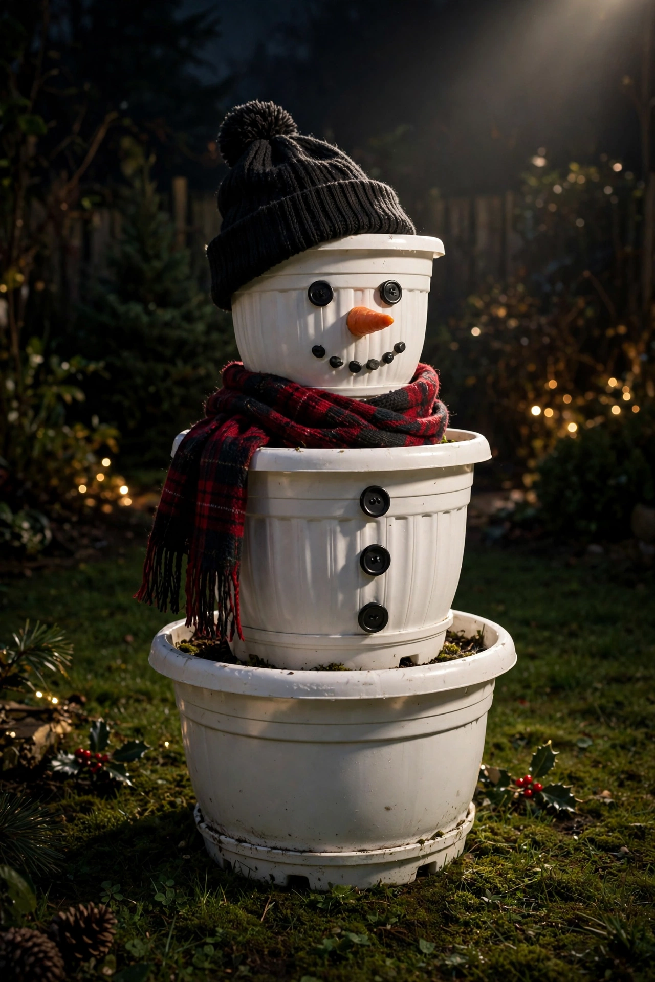 christmas snowman yard decor outdoor