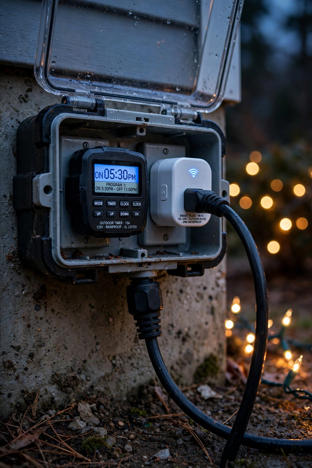 christmas outdoor timer smart plug
