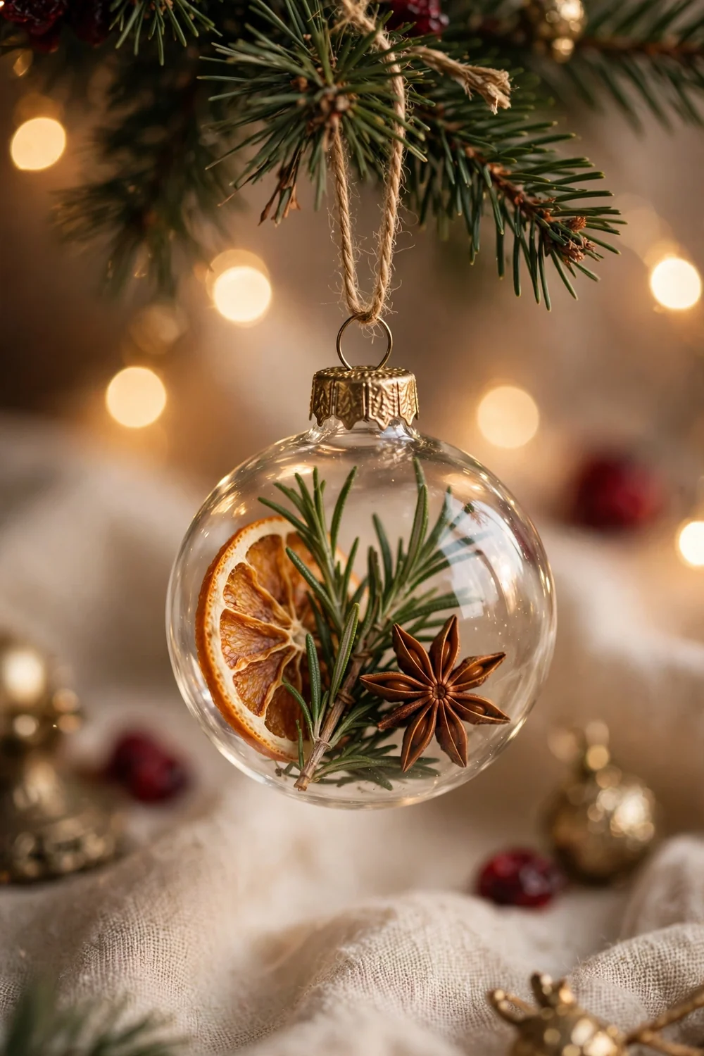 ideas for filling clear plastic ornaments