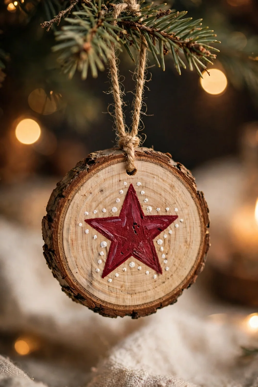 wood slice ornament ideas