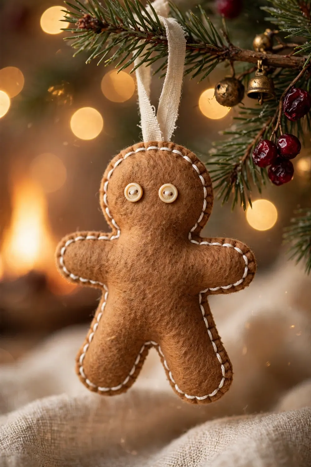 homemade felt ornaments
