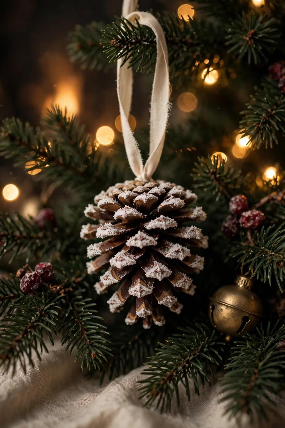pine cone diy ornaments