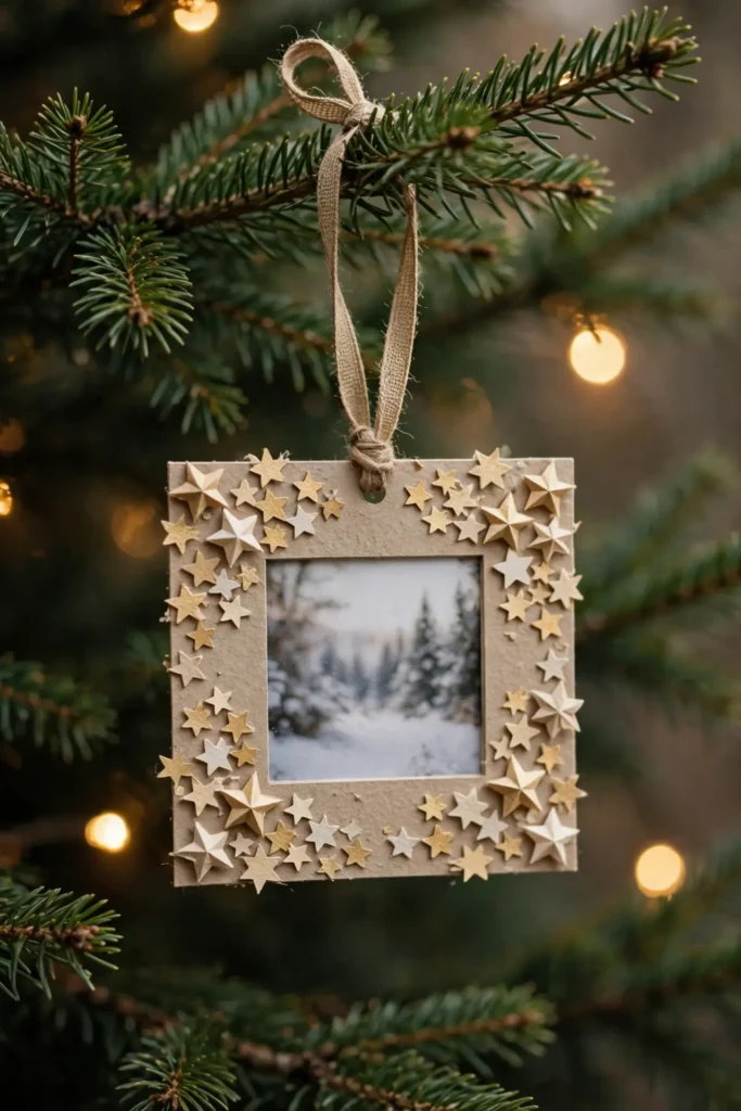 paper frame ornaments christmas tree