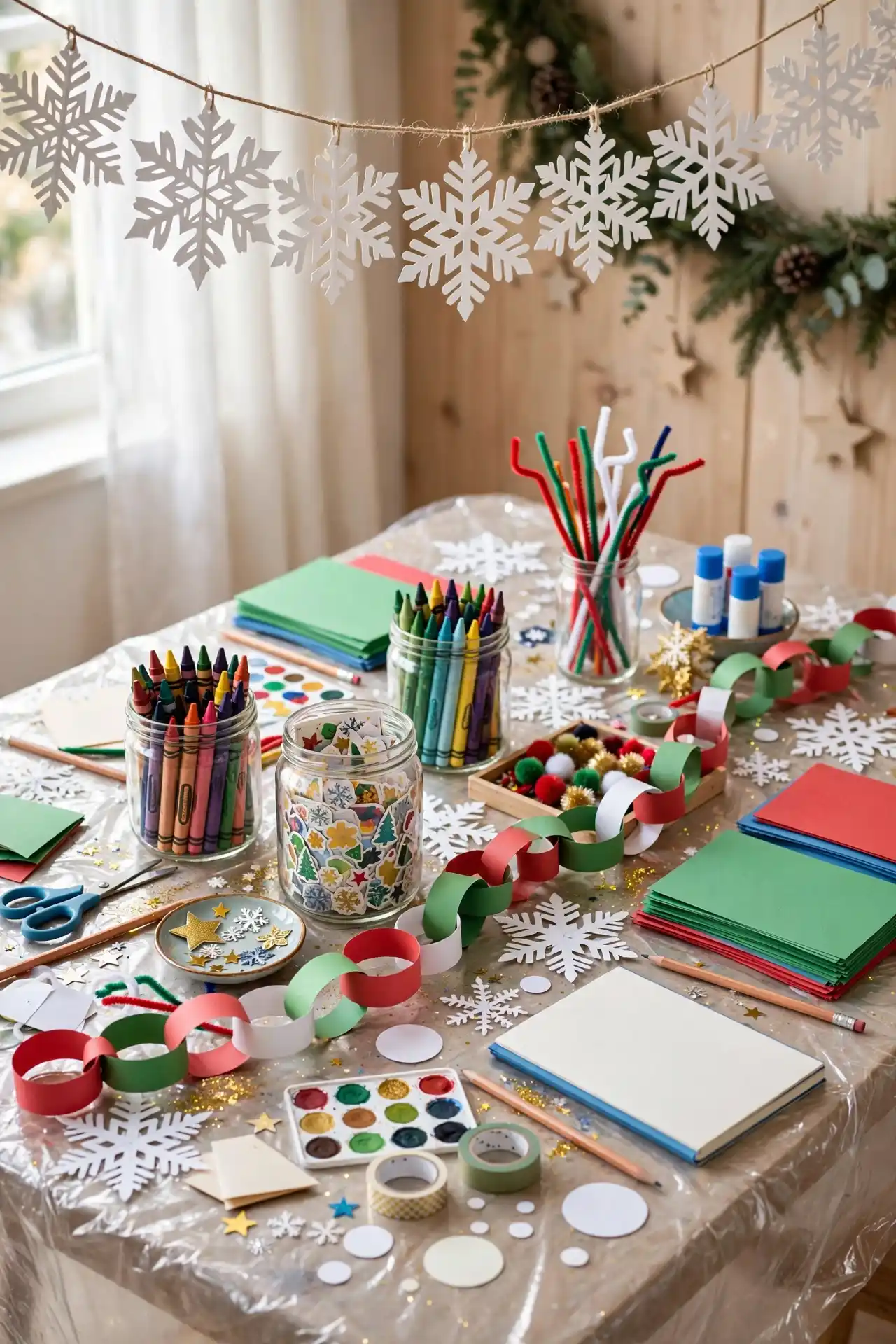snowflake party decorations