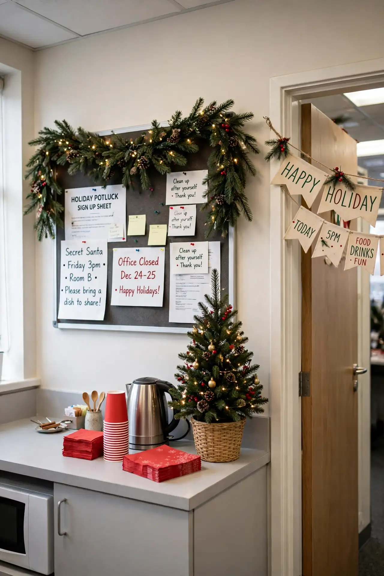 christmas work party decorations