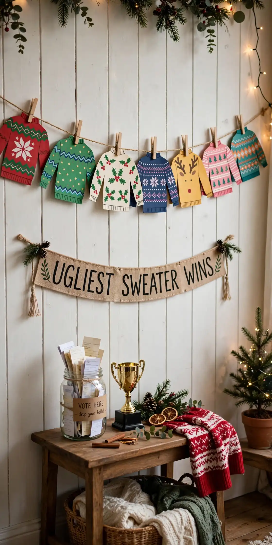 ugly sweater party decorations
