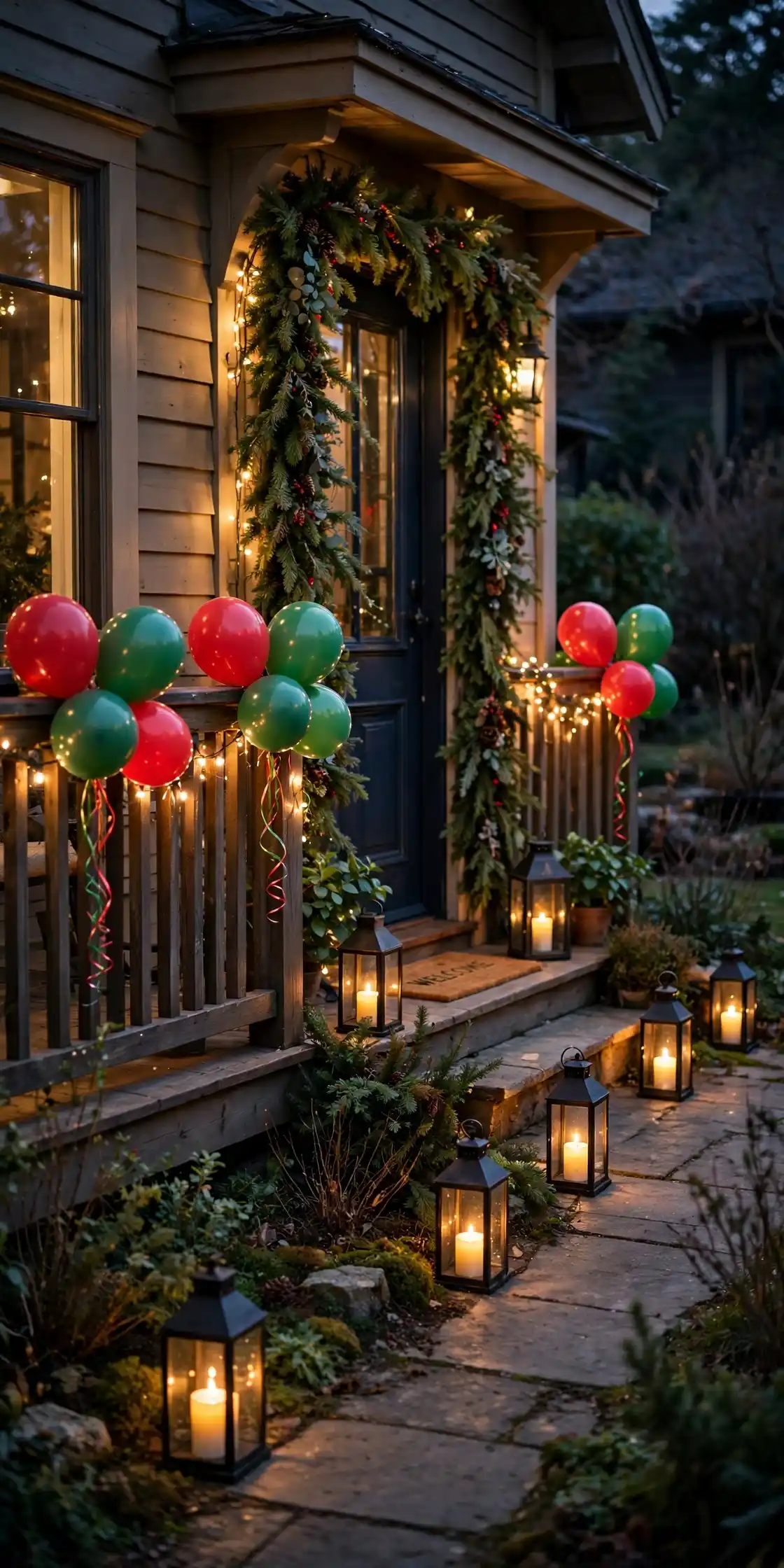 merry christmas balloons