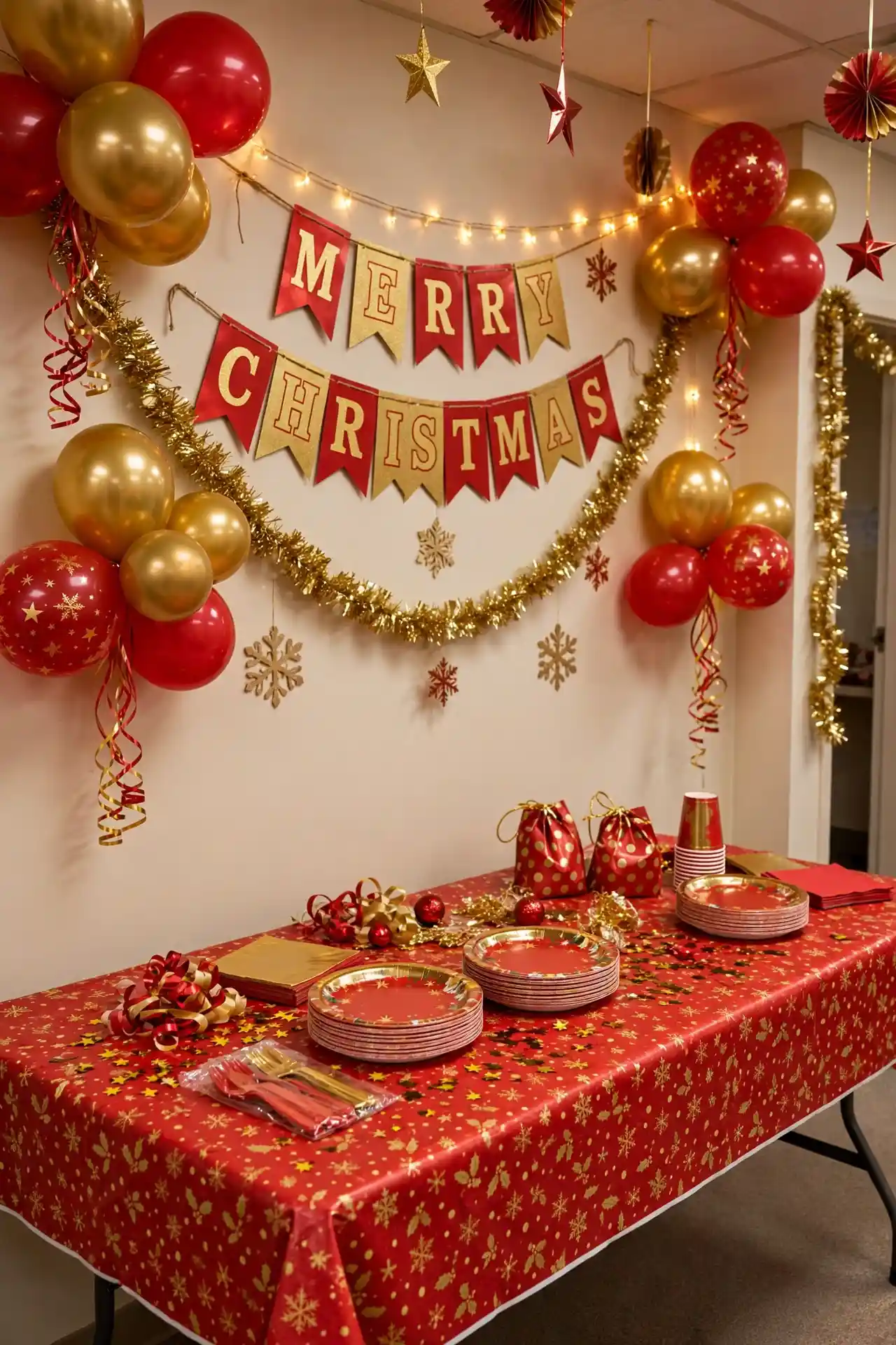 cheap christmas party decorations