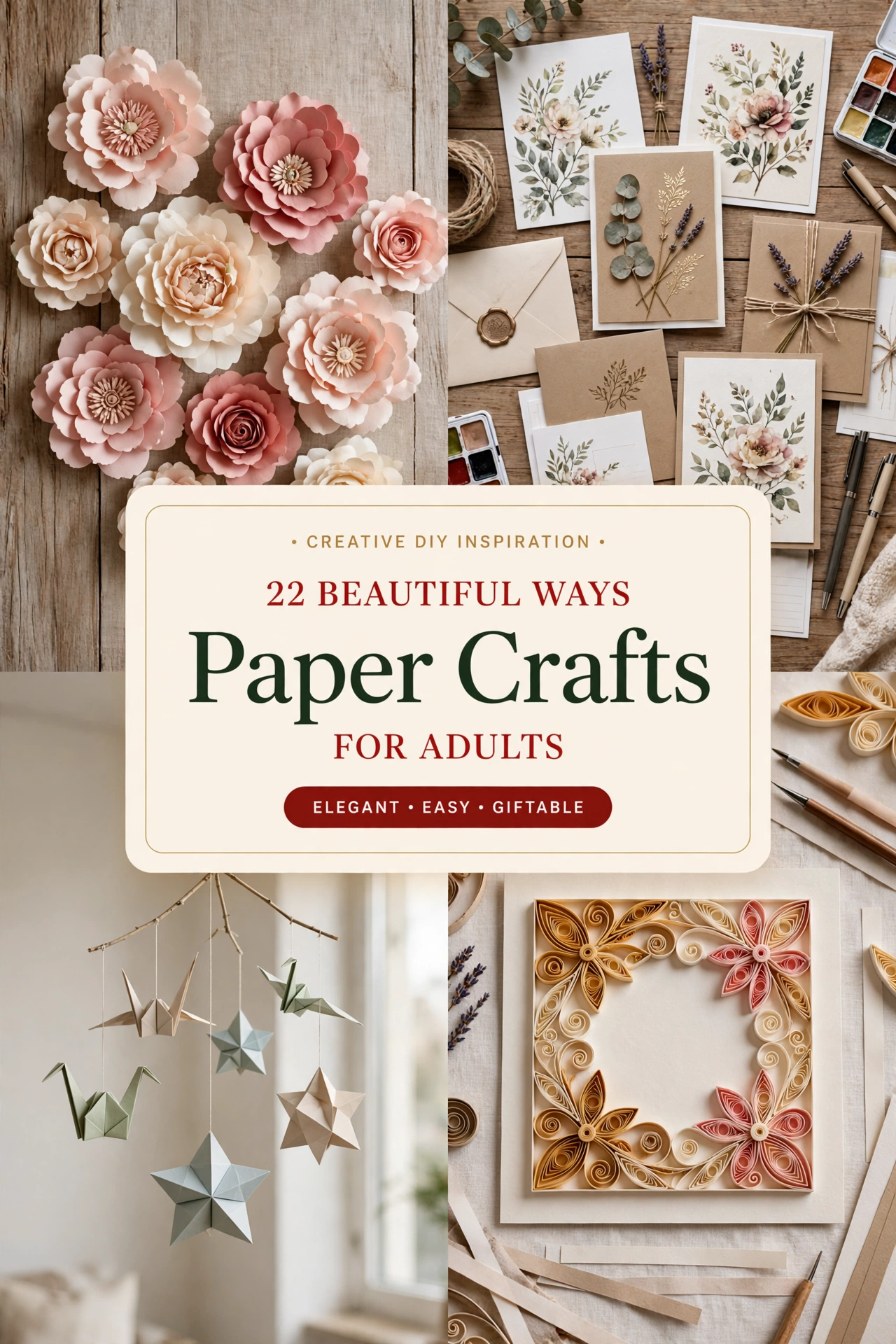 paper crafts for adults collage 22 beautiful projects