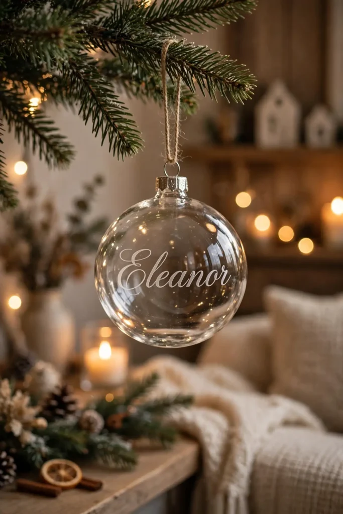 personalized christmas ornament