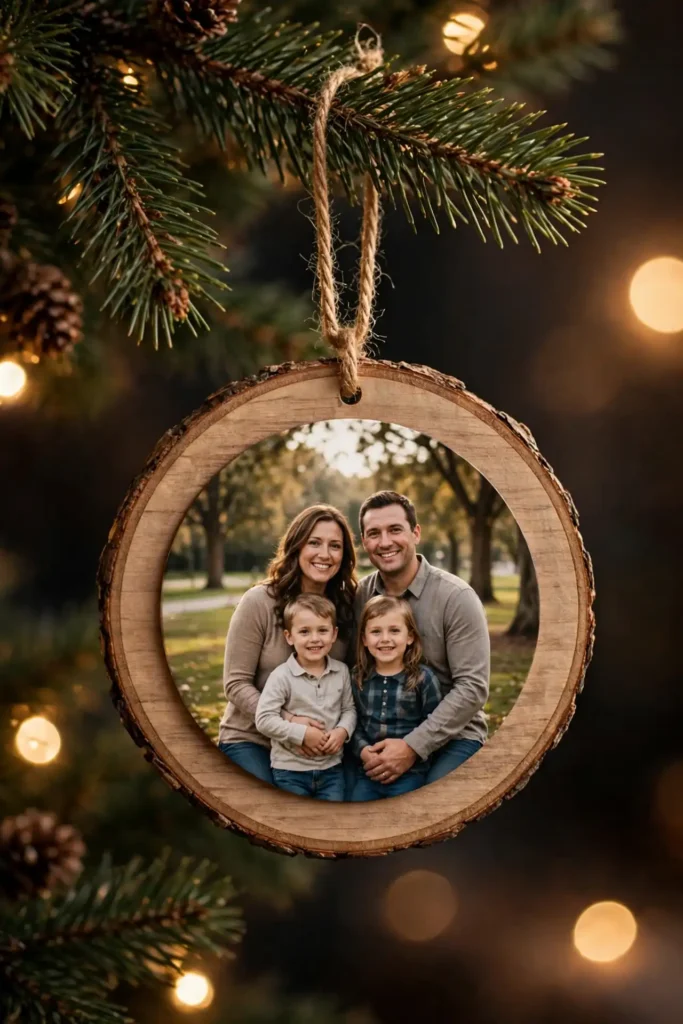 custom photo ornament