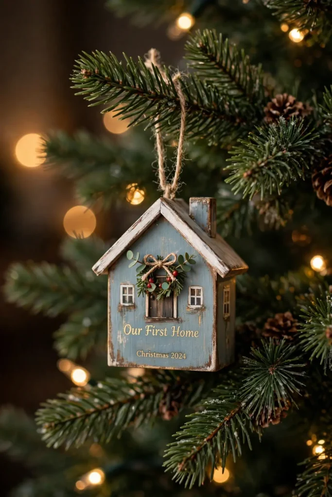 personalized new home ornament