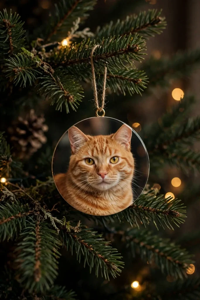 personalized cat ornaments