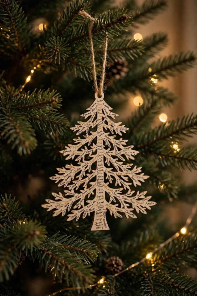 custom family ornaments