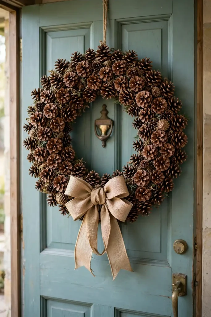 pinecone wreath ideas