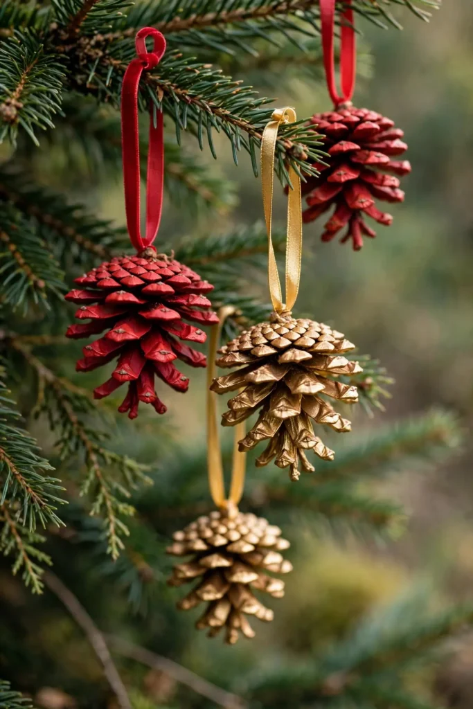 pinecone ornaments diy