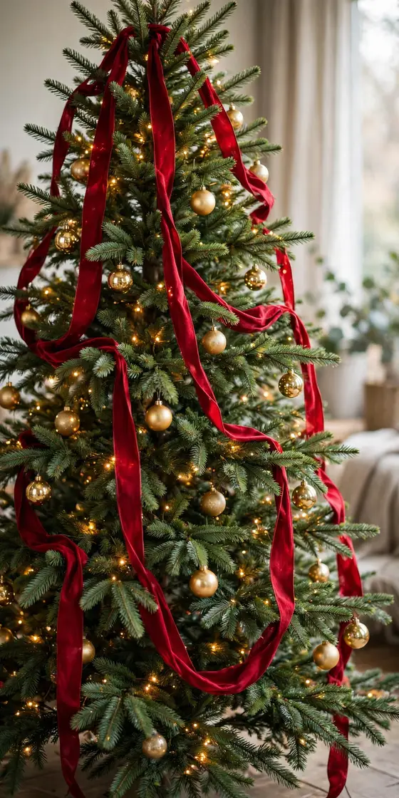 christmas tree ribbon