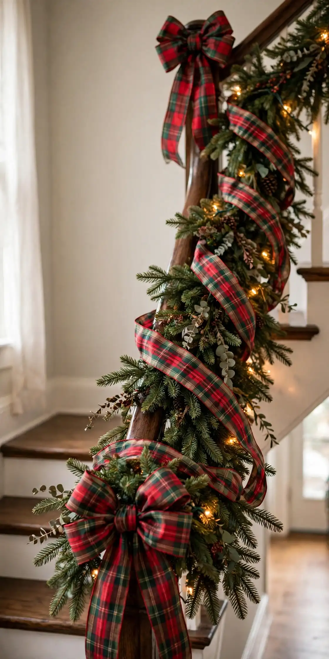 plaid christmas ribbon