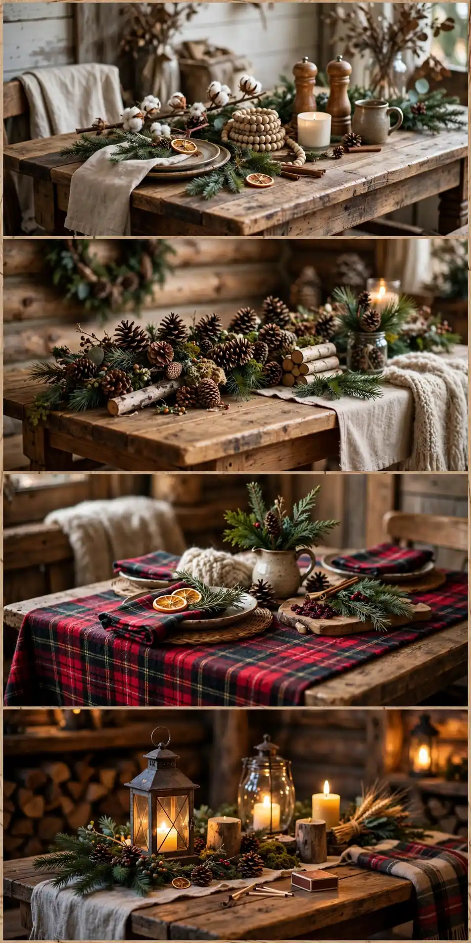 Rustic Christmas Table Ideas: 22 Cabin-Warm Looks for a Natural Table