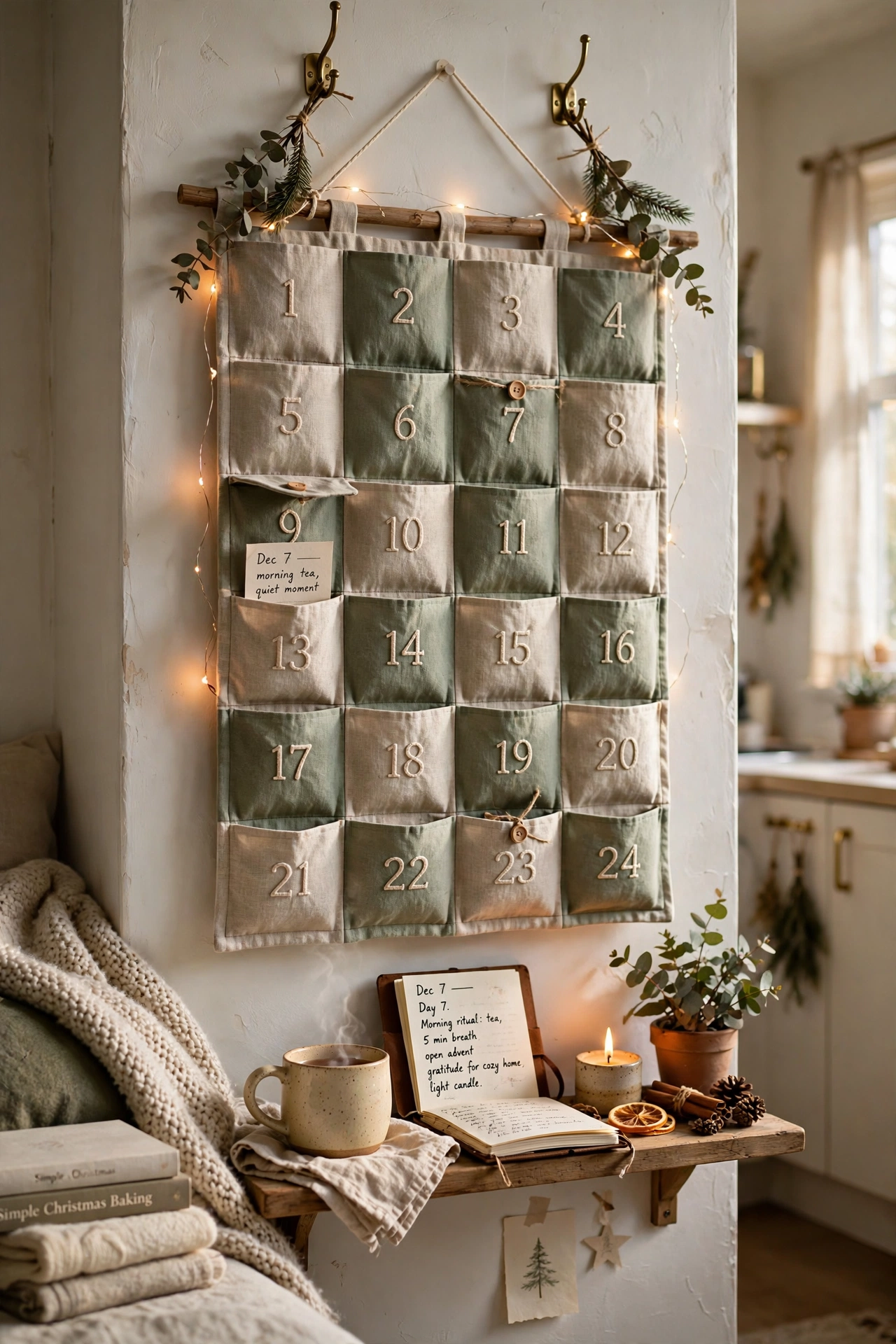 christmas advent calendar wall studio