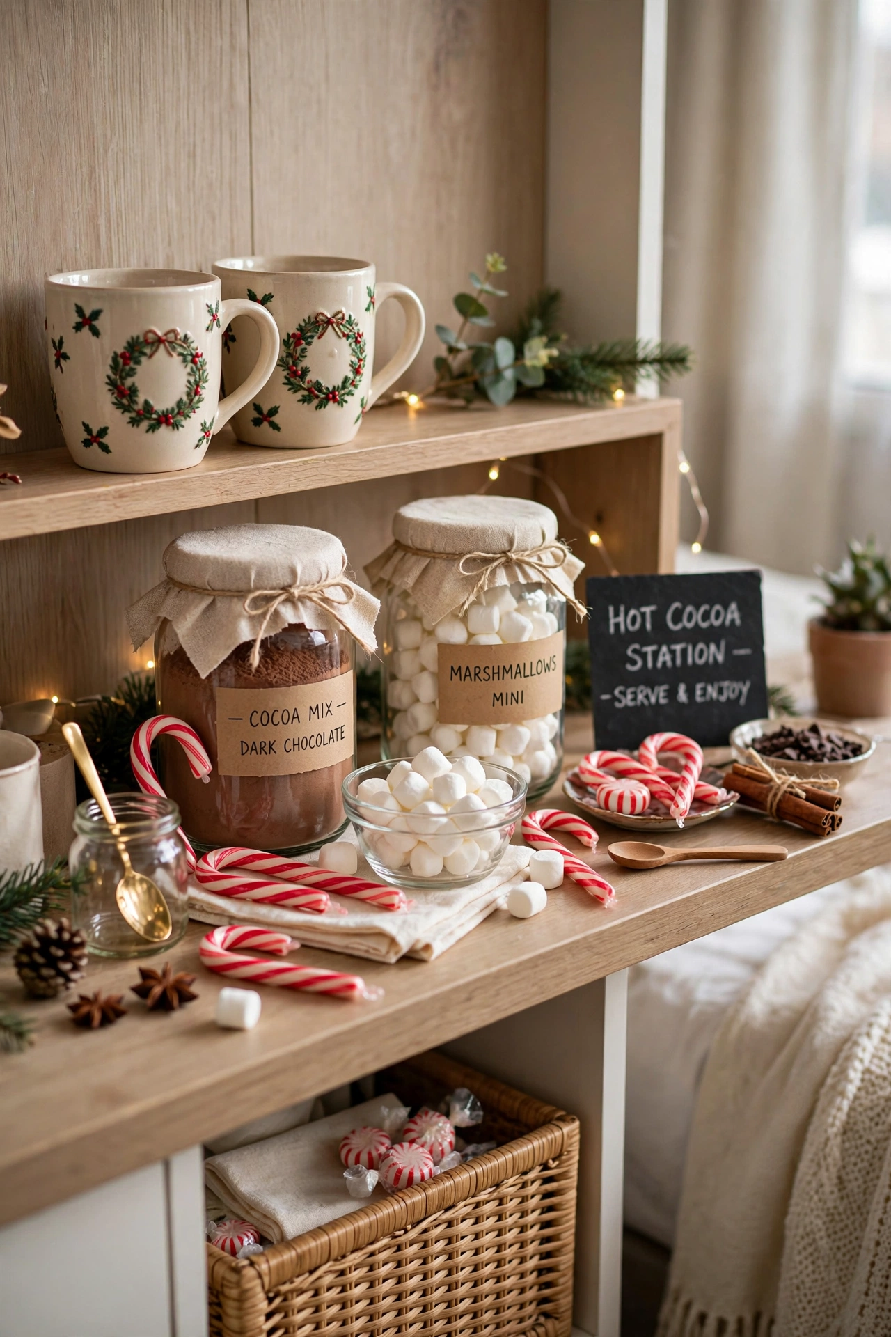 christmas mini bar cart studio