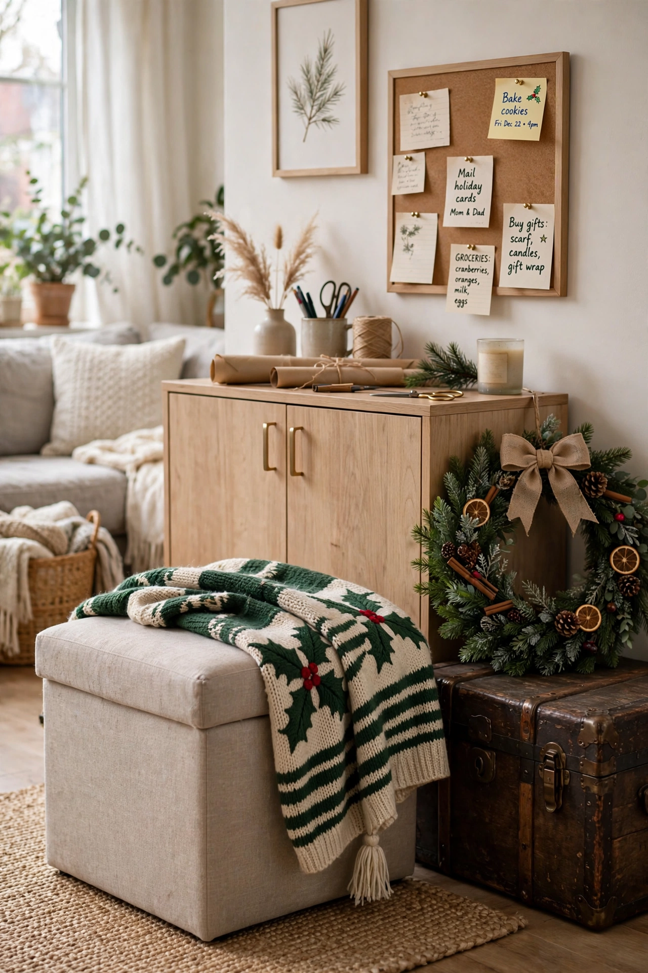 christmas storage ottoman decor studio