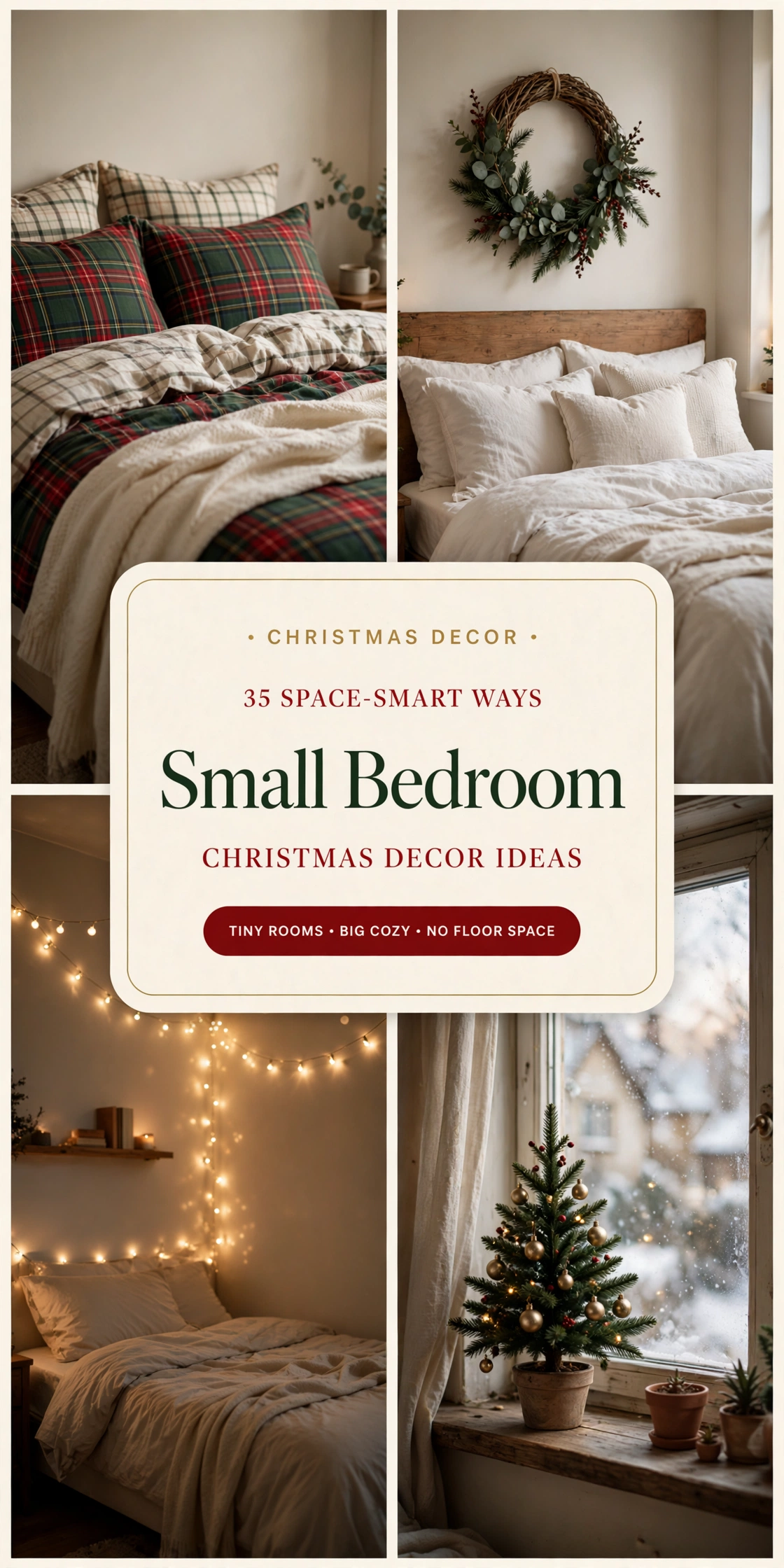 Small Bedroom Christmas Decor Ideas: 35 Space-Smart Ways to Make a Tiny Room Feel Magical