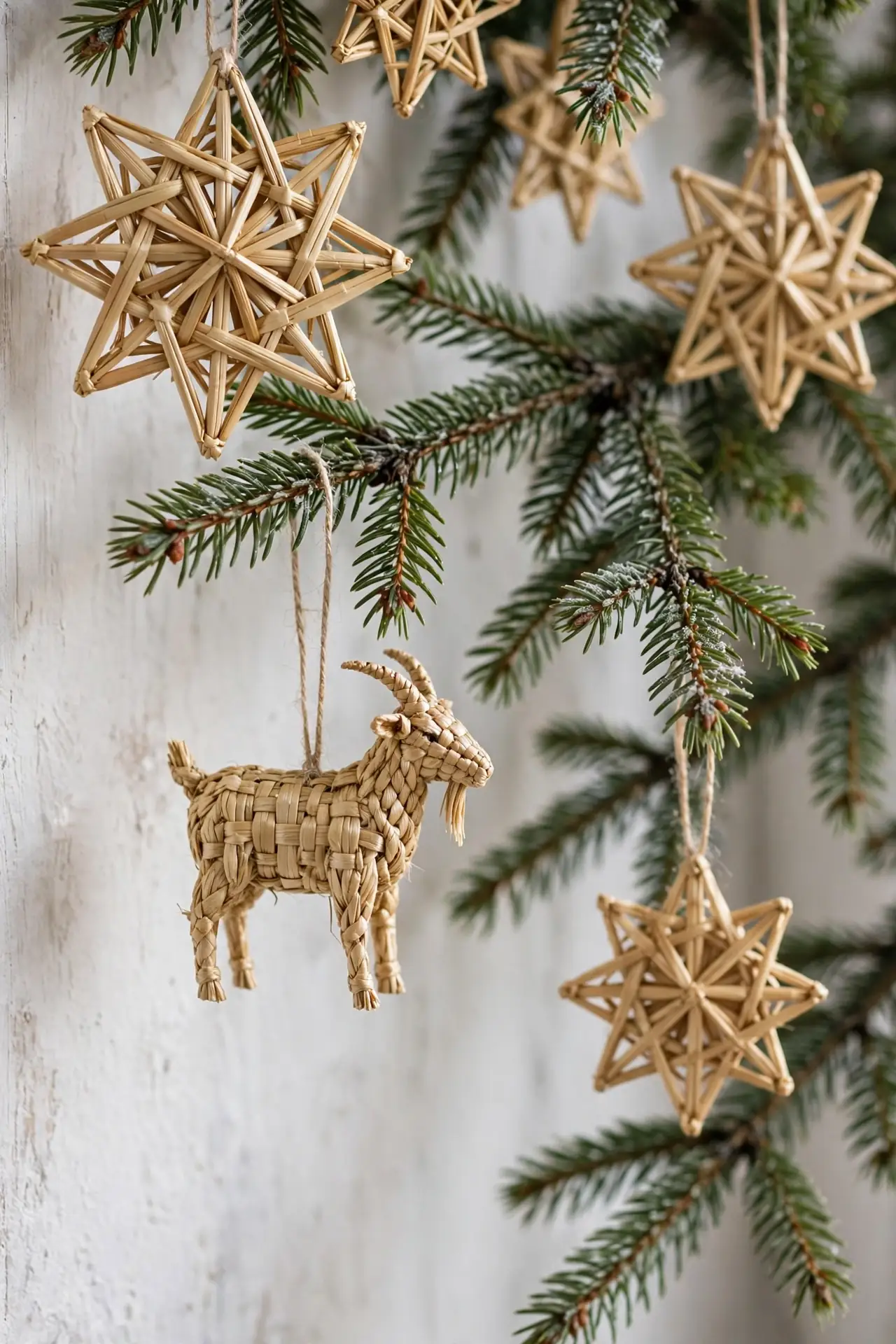 swedish christmas tree decorations straw ornaments