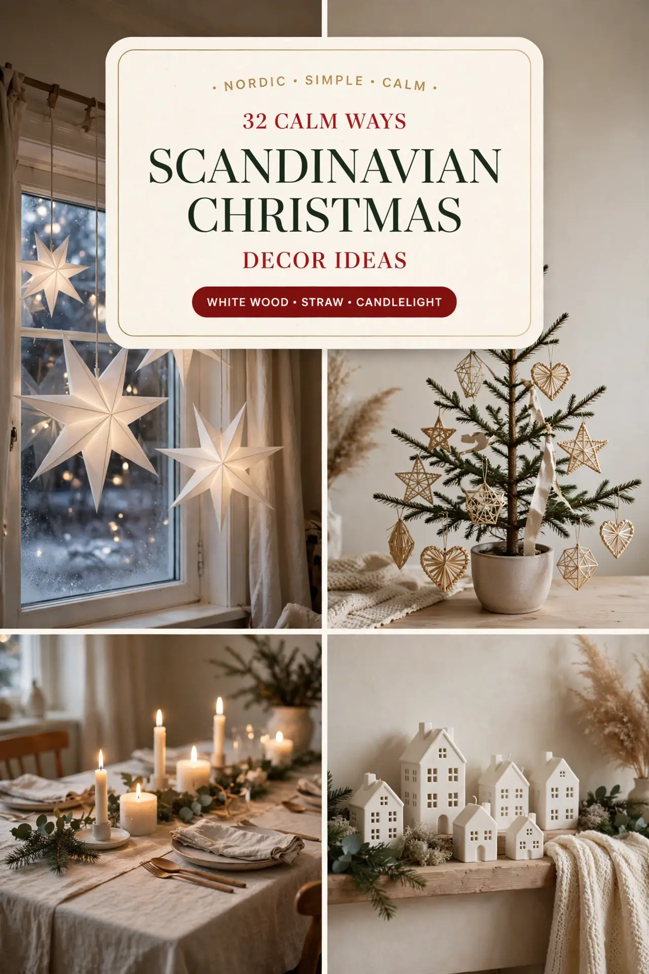 Scandinavian Christmas Decor Ideas: 32 Calm Ways to Bring Nordic Light Indoors