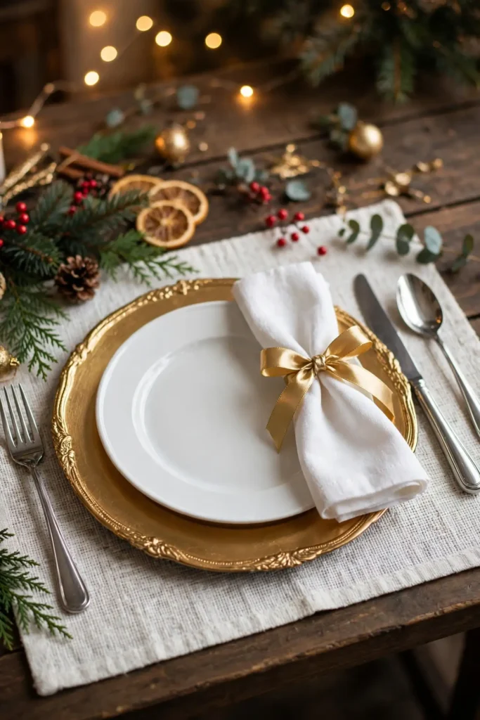 christmas place settings