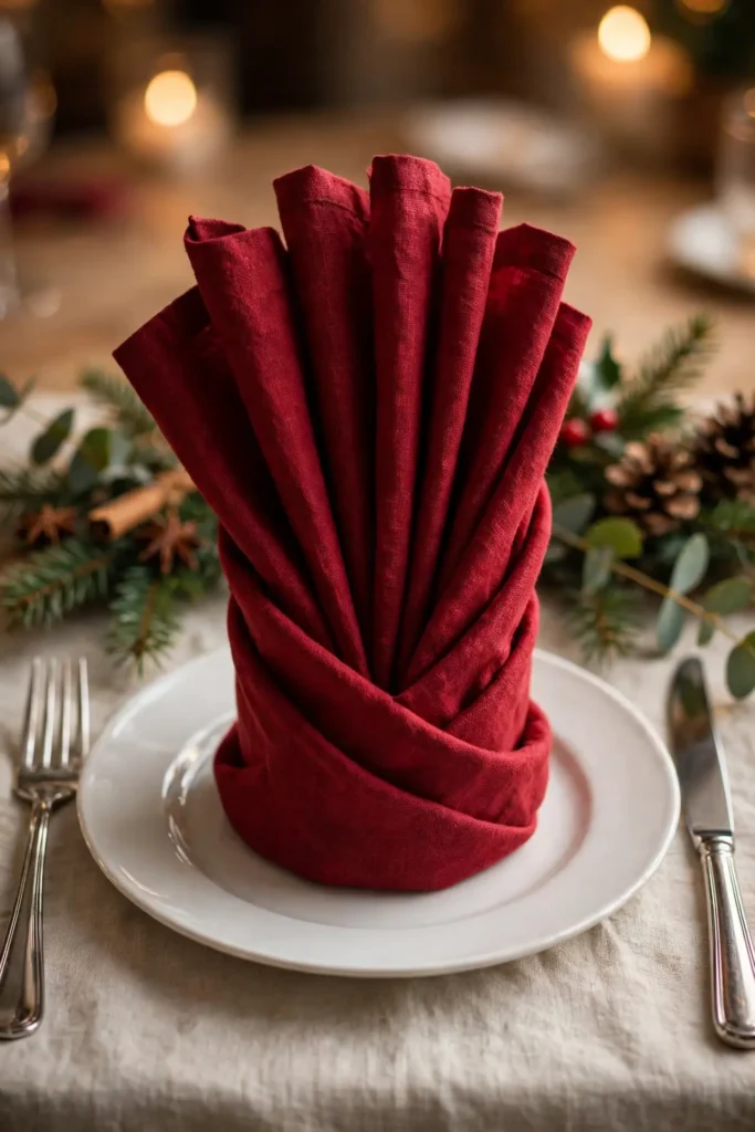 christmas dinner napkins