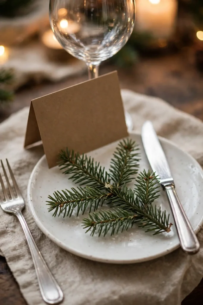 personalised christmas place settings