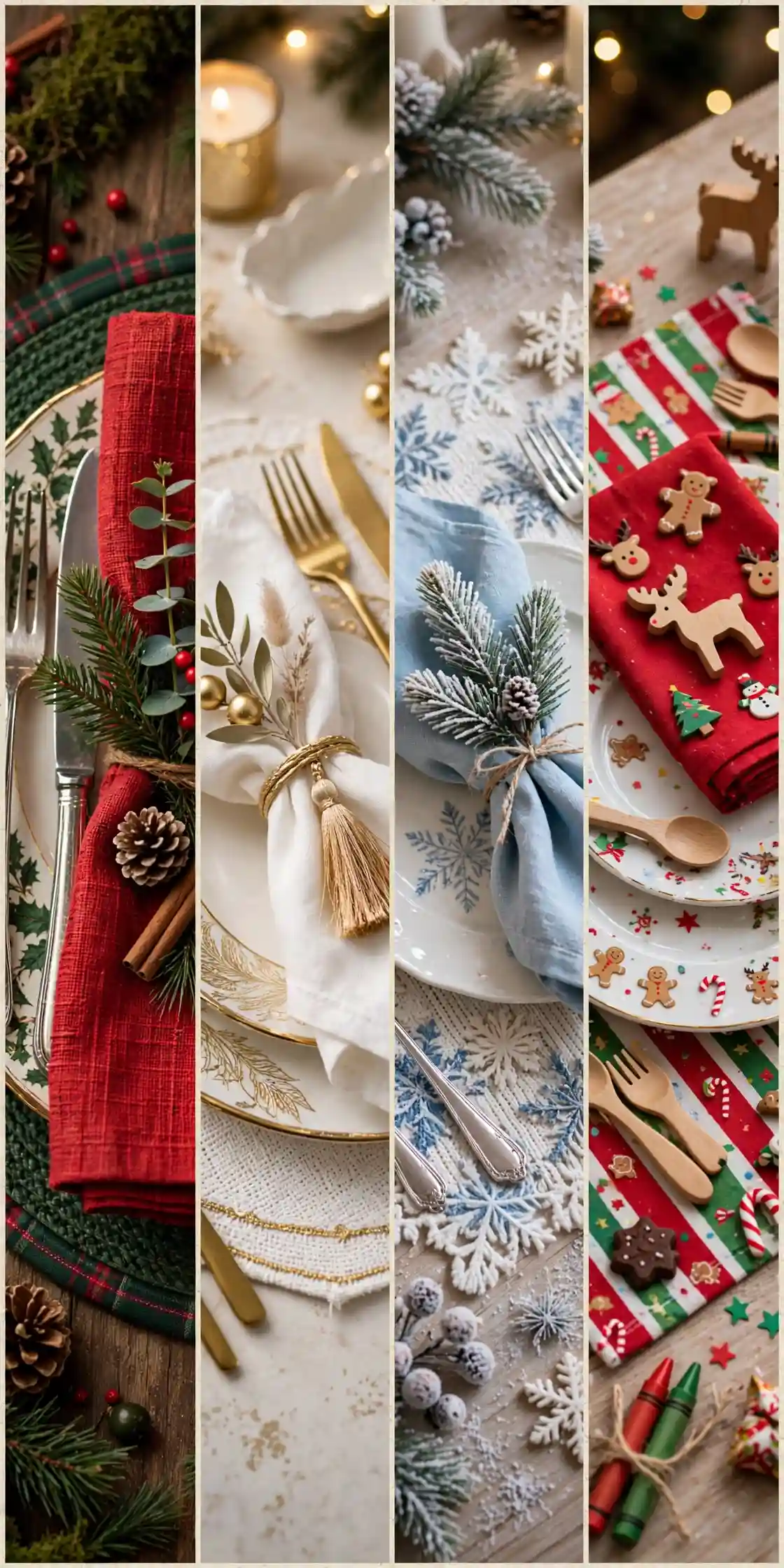Christmas Table Setting Ideas: 22 Place Settings for One Perfect Seat