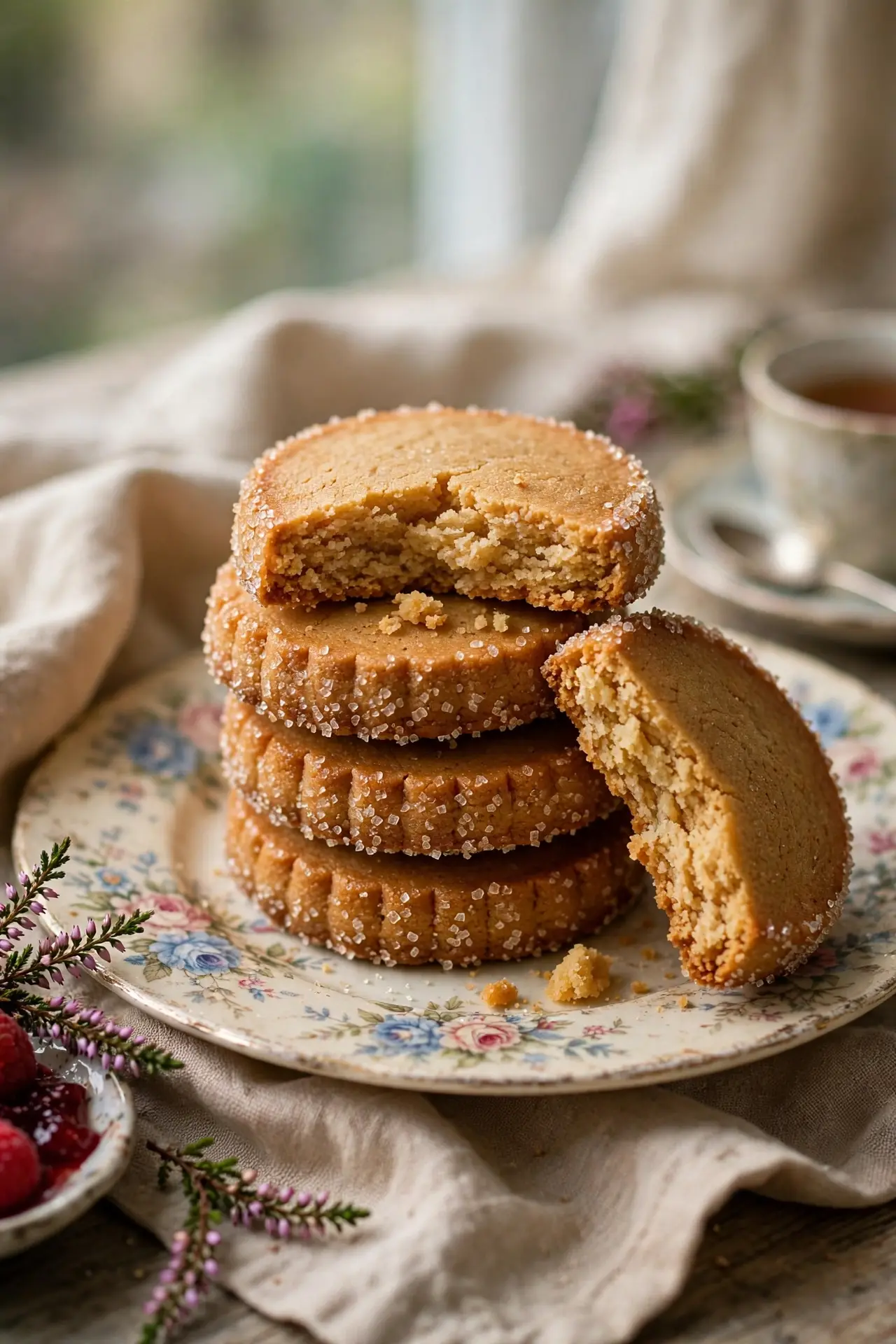 pecan sandies christmas cookies rolled in powdered sugar