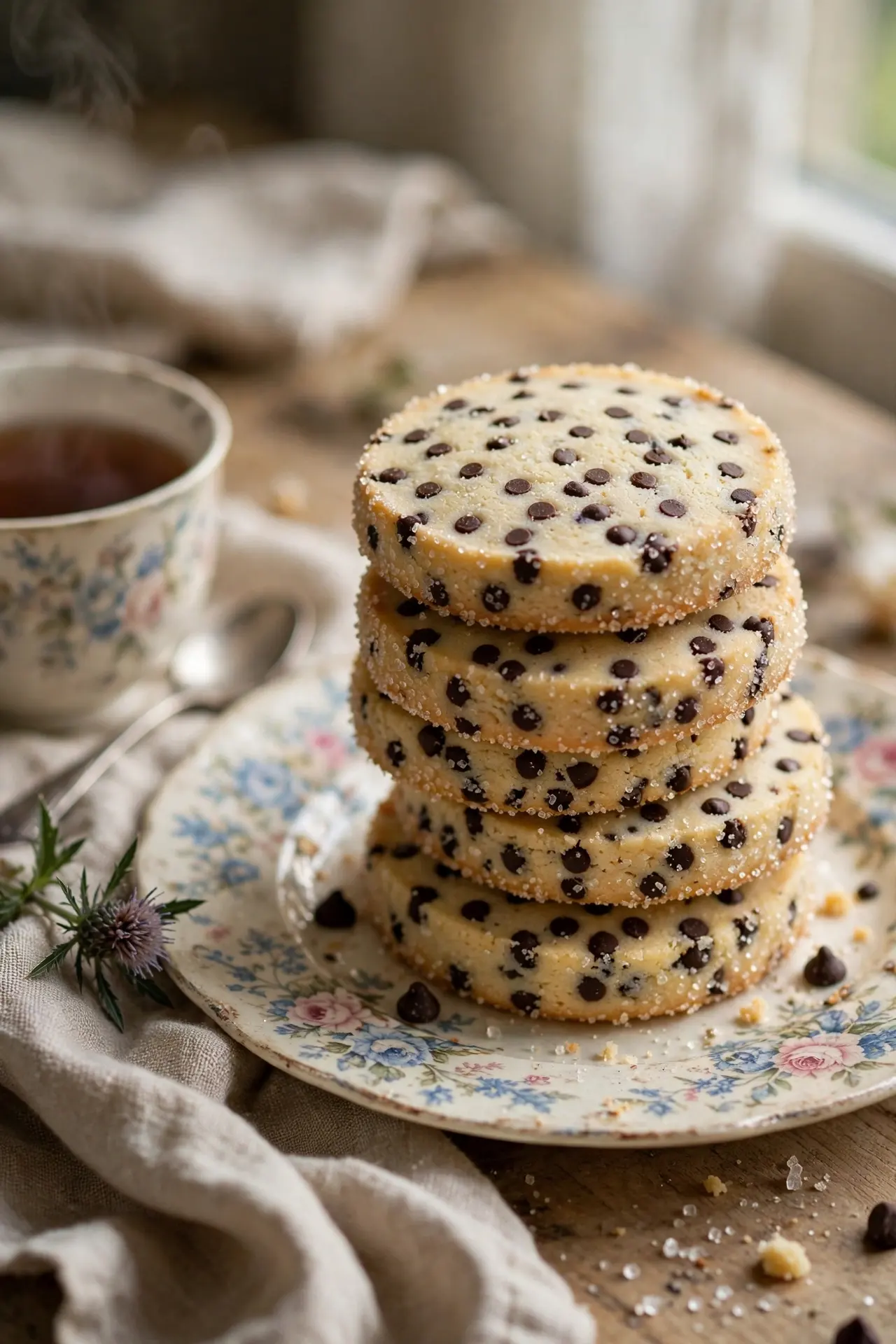 chocolate slice and bake shortbread cookies