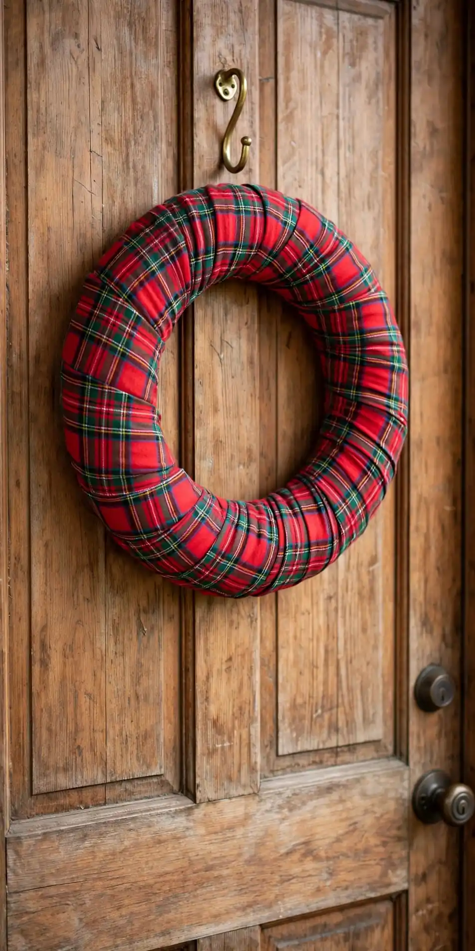 simple christmas wreath ideas for front door