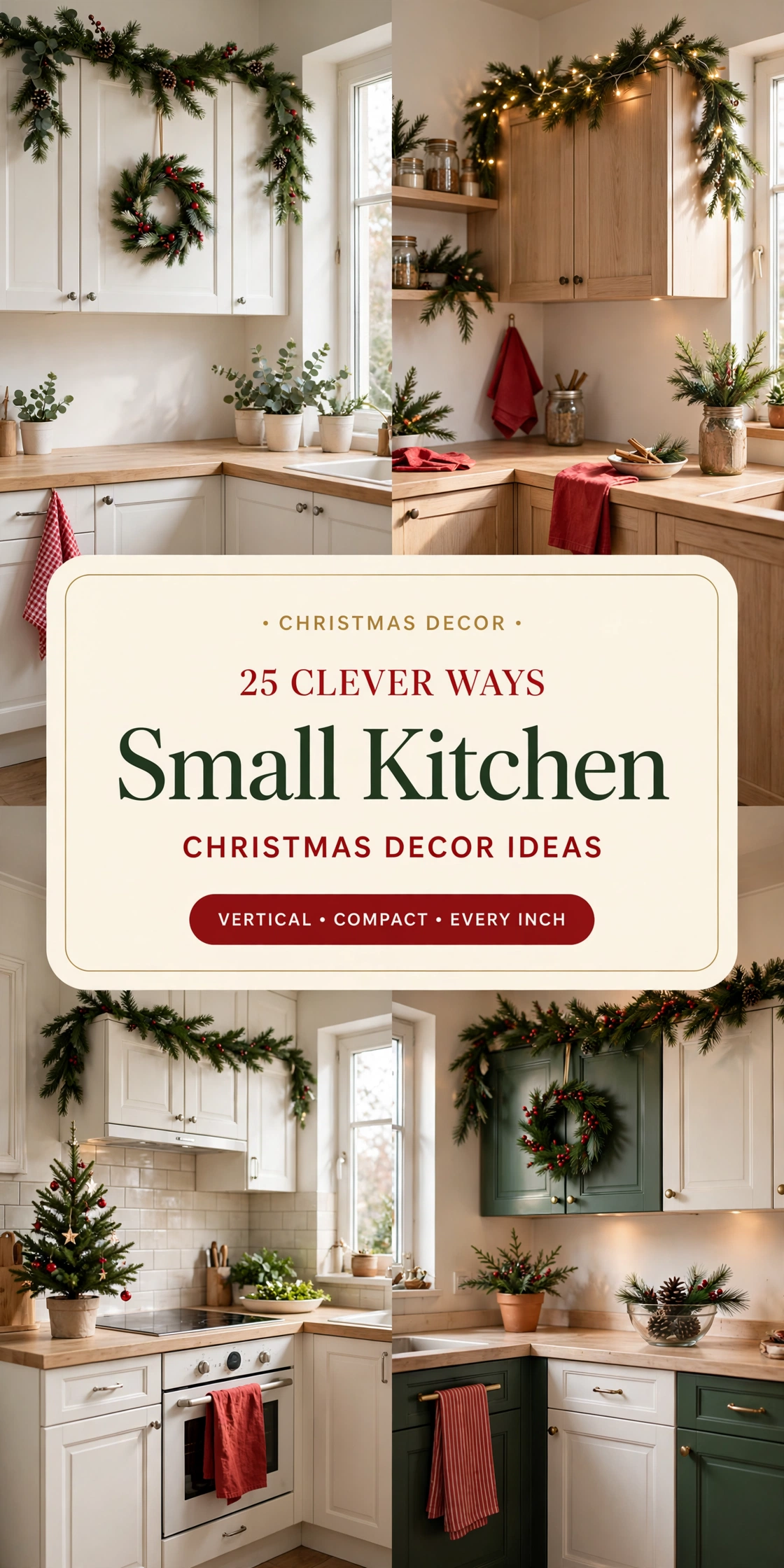 Small Kitchen Christmas Decor Ideas: 25 Clever Ways to Make Every Inch Feel Festive