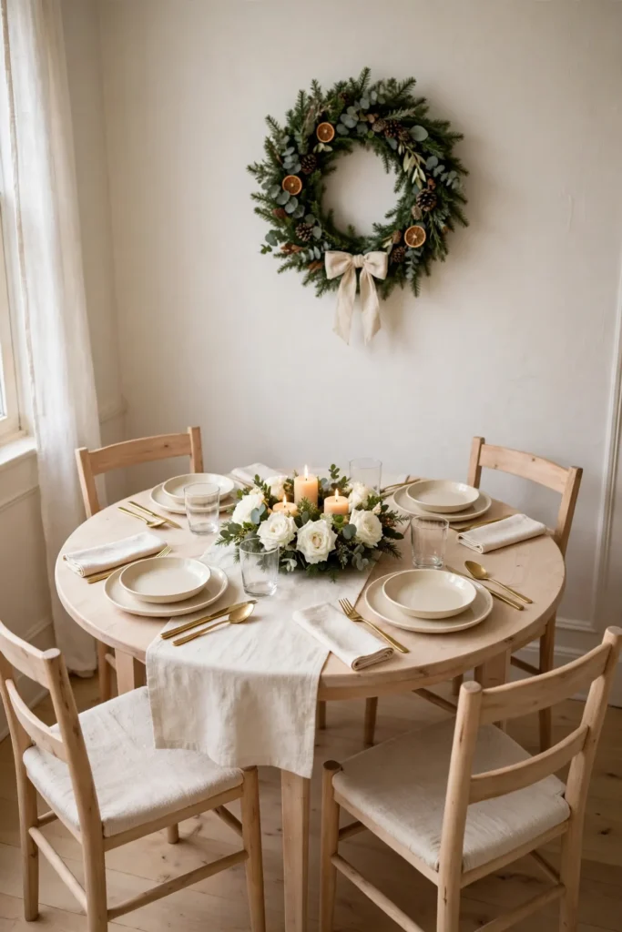 small christmas table centerpiece