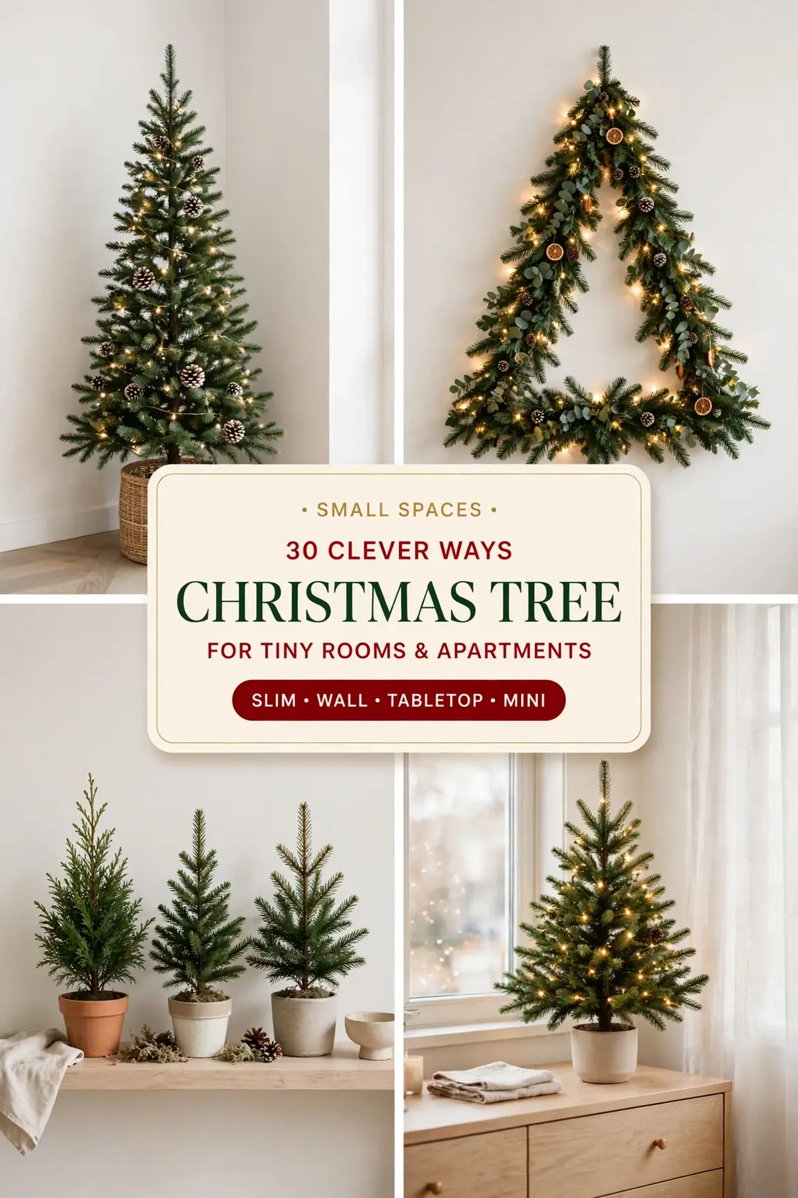 Christmas Tree Ideas for Small Spaces: 30 Clever Ways to Keep the Magic and Your Floor Space