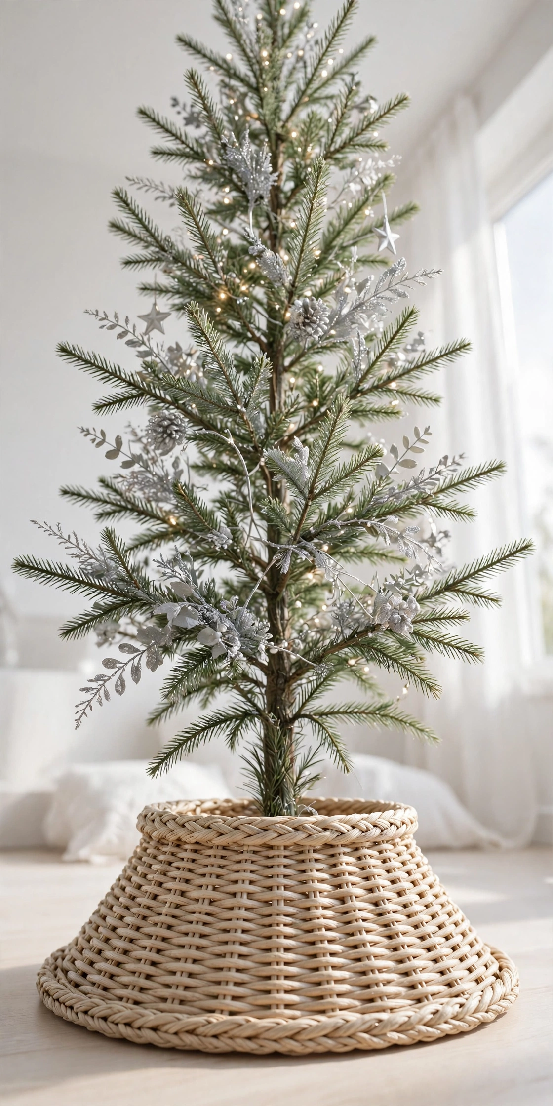 weighted tree collar base slim christmas tree stability