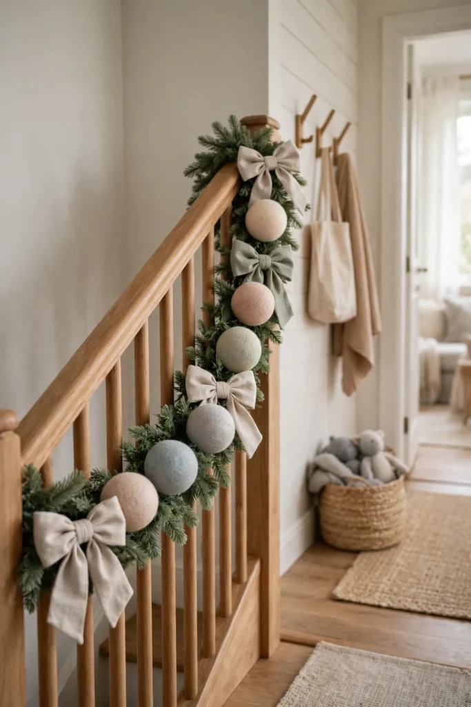 christmas decoration ideas stairs