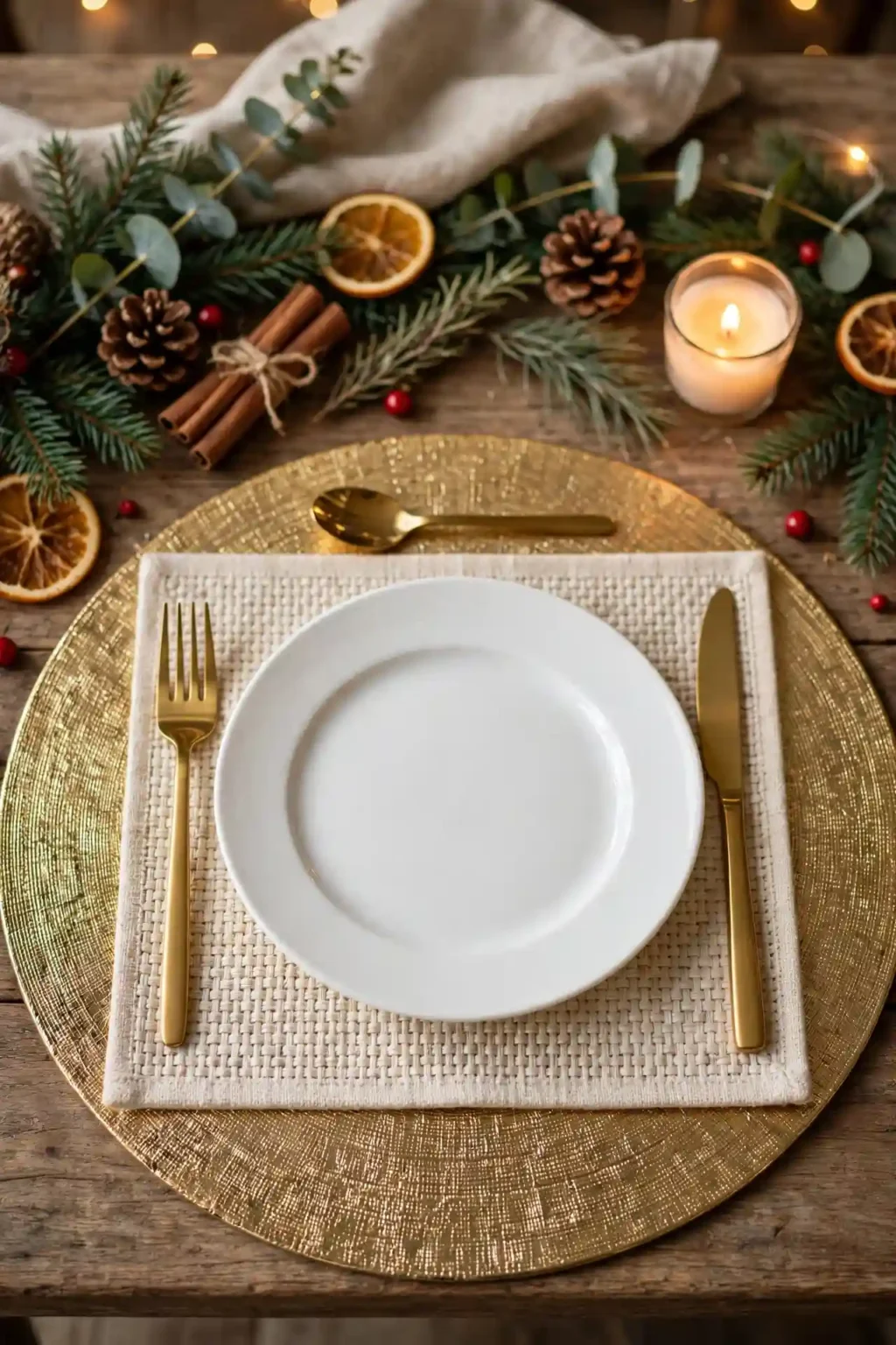 christmas table setting ideas