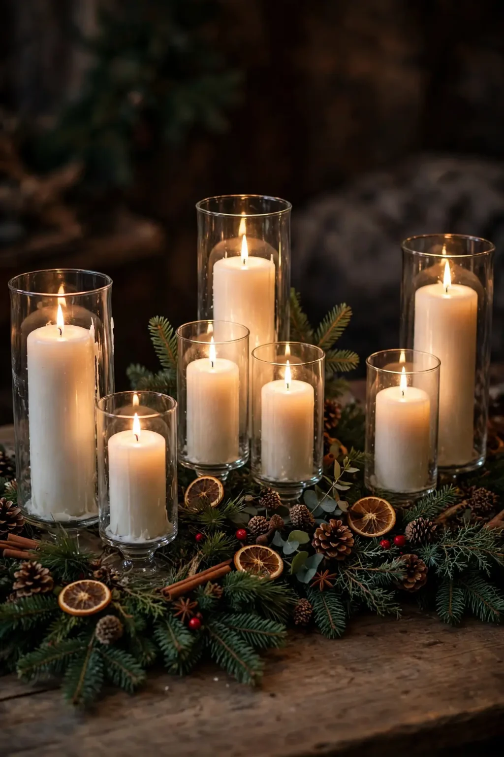 christmas table styling
