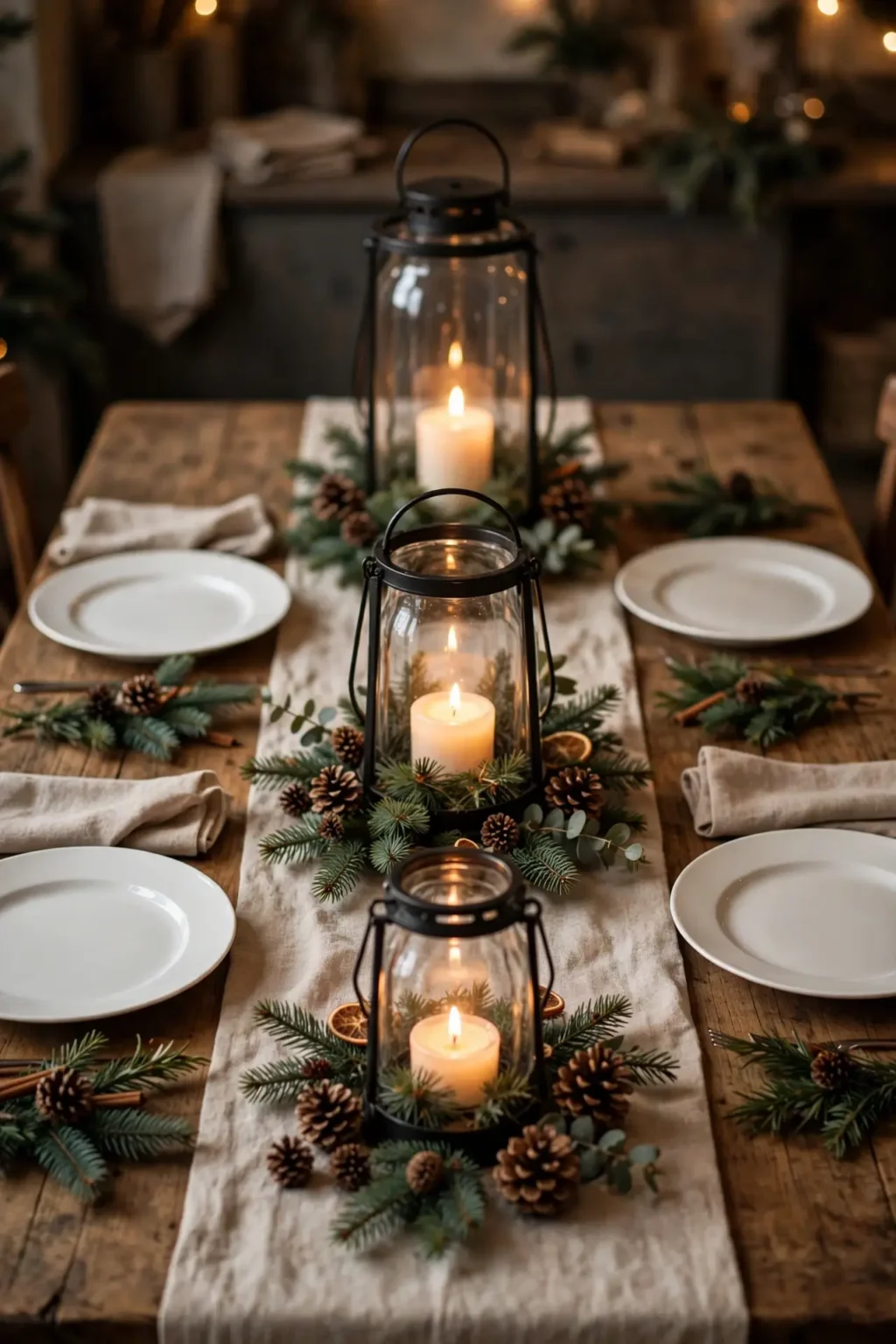 christmas tablescape decor