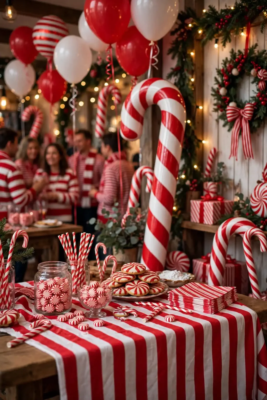 candy cane theme party